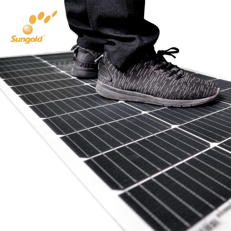 Sungold Factory Price Sunpower New Flexible PV Panel Lightweight And Thin Sheet Glass-free Solar Panel