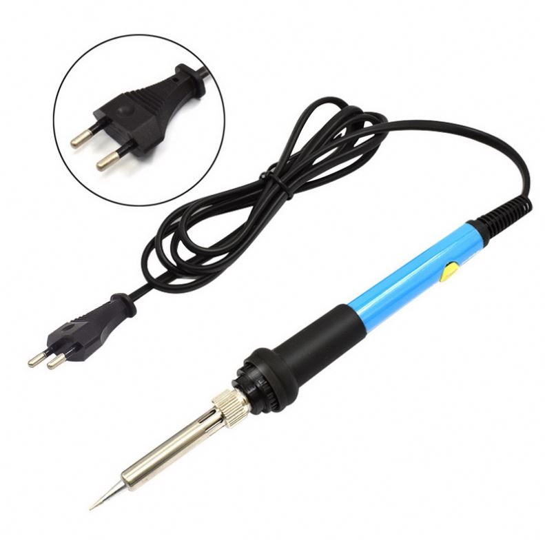 Электрический паяльник Kit 60W 110V 220V регулируемая температура сварки Железный EU/US/UK штекер