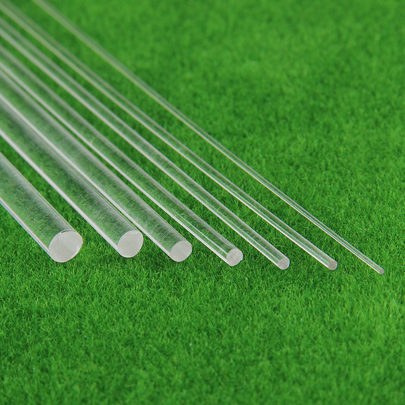 Hot Sell K9 Clear Crystal Solid Cylinder Quartz Glass Rod