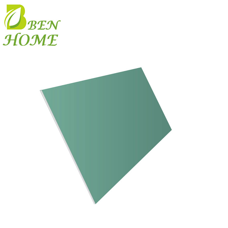 Green Moisture Proof Gypsum Material Board Plasterboard 12MM