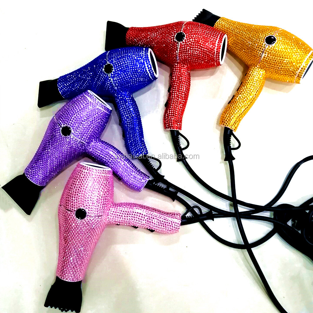 Luxury Pink Rhinestone blower hair dryer