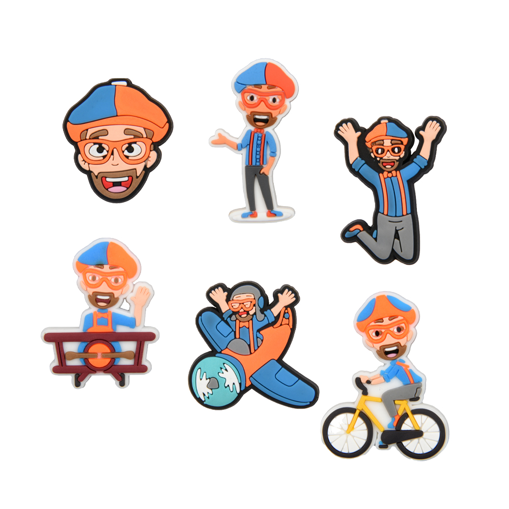 Коллекция 2022 года, подвески для обуви blippi, аксессуары для летней обуви с дырками