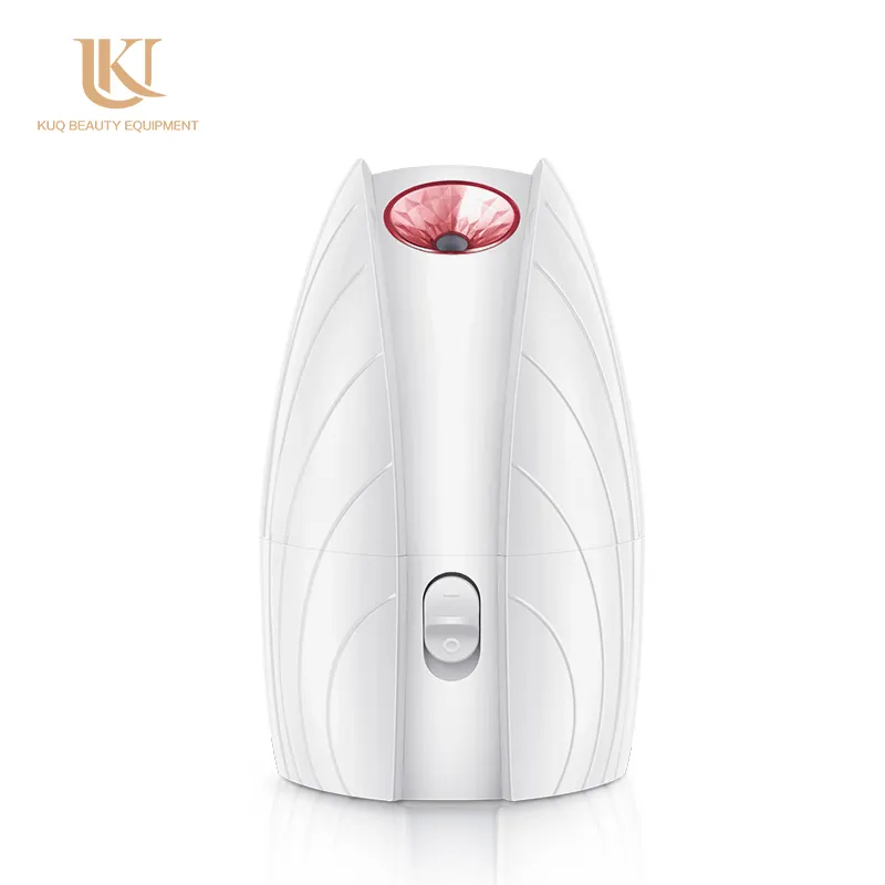 KUQ home professional beauty hot face steamer ionic facial sauna steamer with high frequency machines