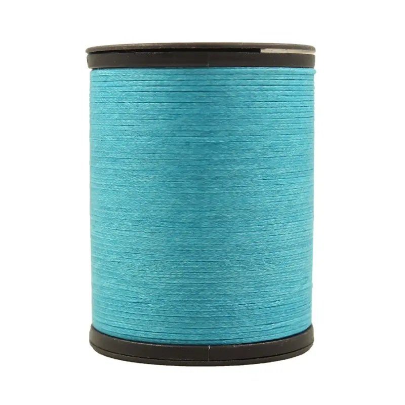 0.8mm Polyester Braid Flat Wax Thread High Strength Polyester Sewing Thread Hand-sewn Leather Waxed Thread