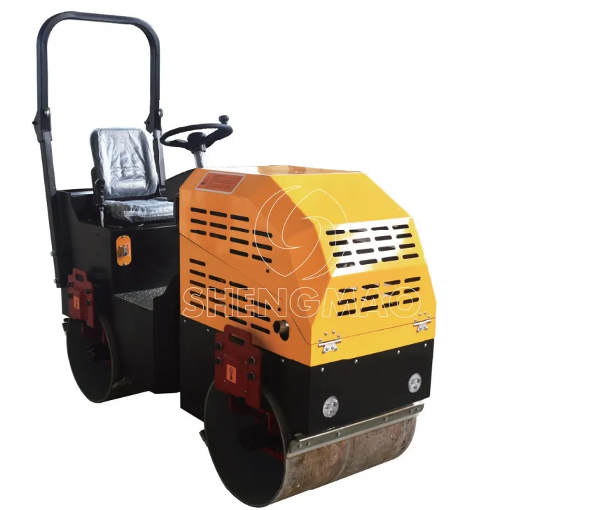 Small Self-Propelled Vibratory Static 2 Ton Double Drum Steel Road Roller For Sale