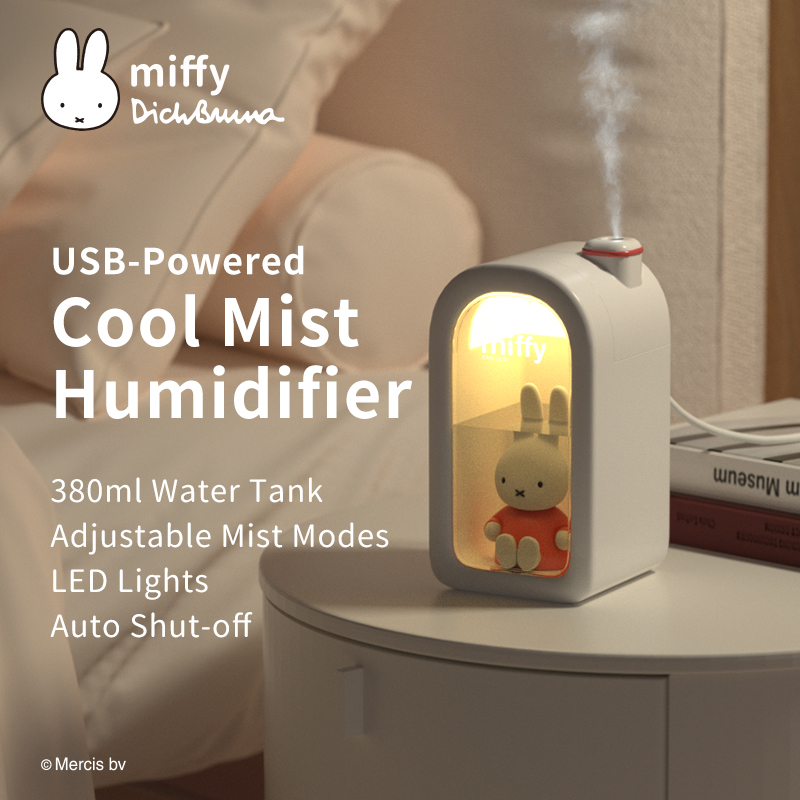 Miffy X MIPOW 380 мл холодный увлажнитель воздуха ароматерапия увлажнитель воздуха для дома Ароматический диффузор USB увлажнитель СВЕТОДИОДНЫЙ Ночник подарок