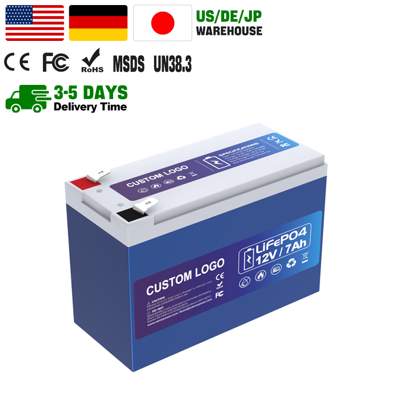 12V 7ah Lithium Iron Phosphate Battery ODM Supply Pack Type With LFP Anode For Power Tools Toys & Home Appliances