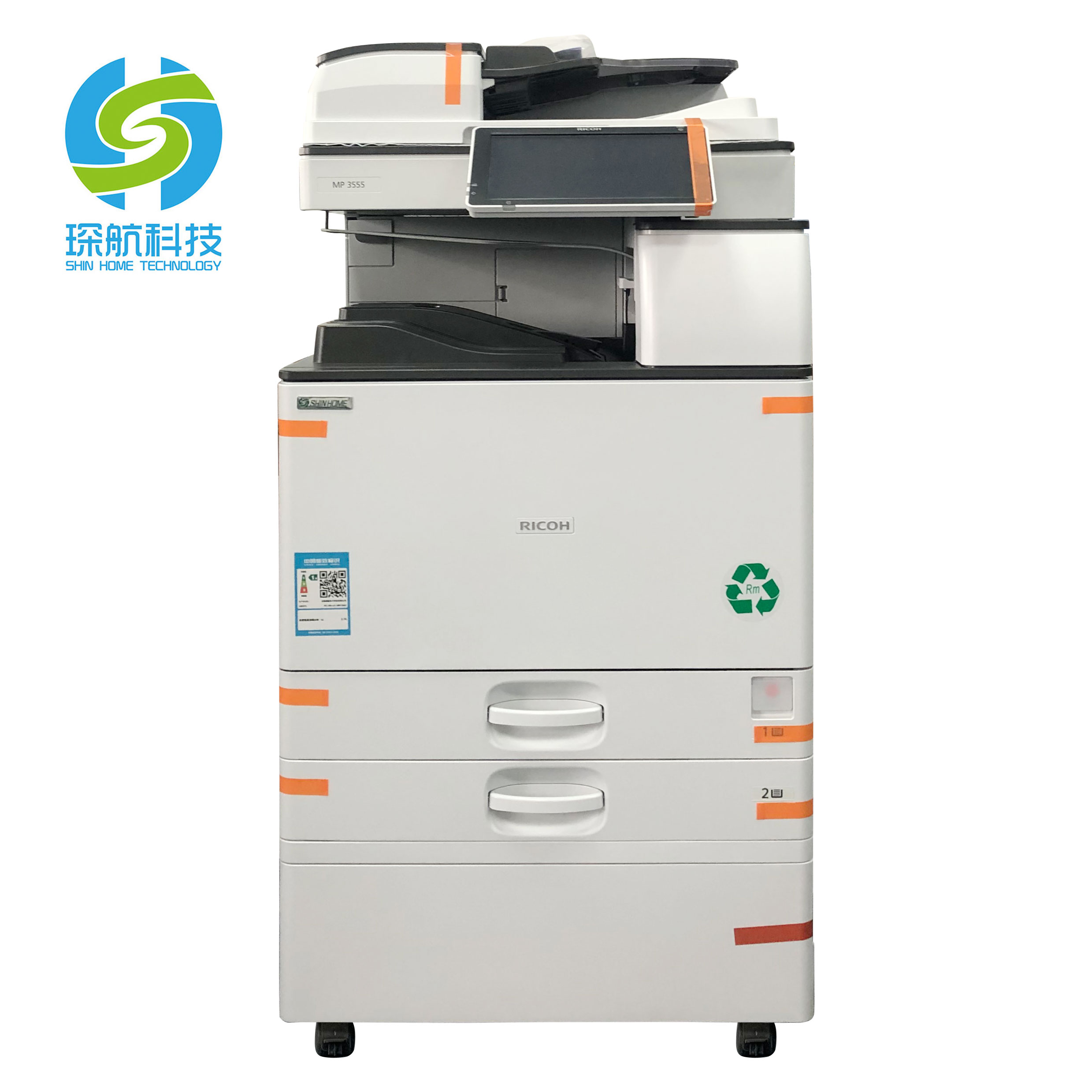 Продажа с завода, использованные монохромные копиры для Ricoh MP 3555SP, восстановленная печатная машина B/W