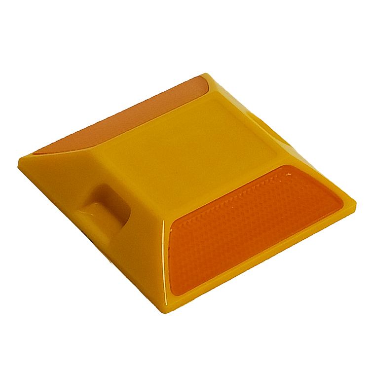 ABS road stud for roadway safety