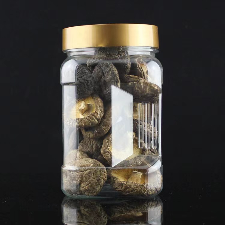 Manufacturers sell Food Grade Transparent Plastic Jars for Pets Empty Dry Fruit Plastic Cans with Can-Shaped Design