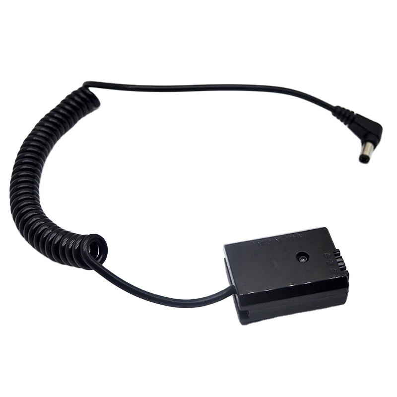 For SONY Camera A7000 A6500 A6300 A6000 A7 A7R A7S RX10 DC 5.5x2.1mm Coiled Cable NP-FW50 Battery DC Coupler AC-PW20 PW20