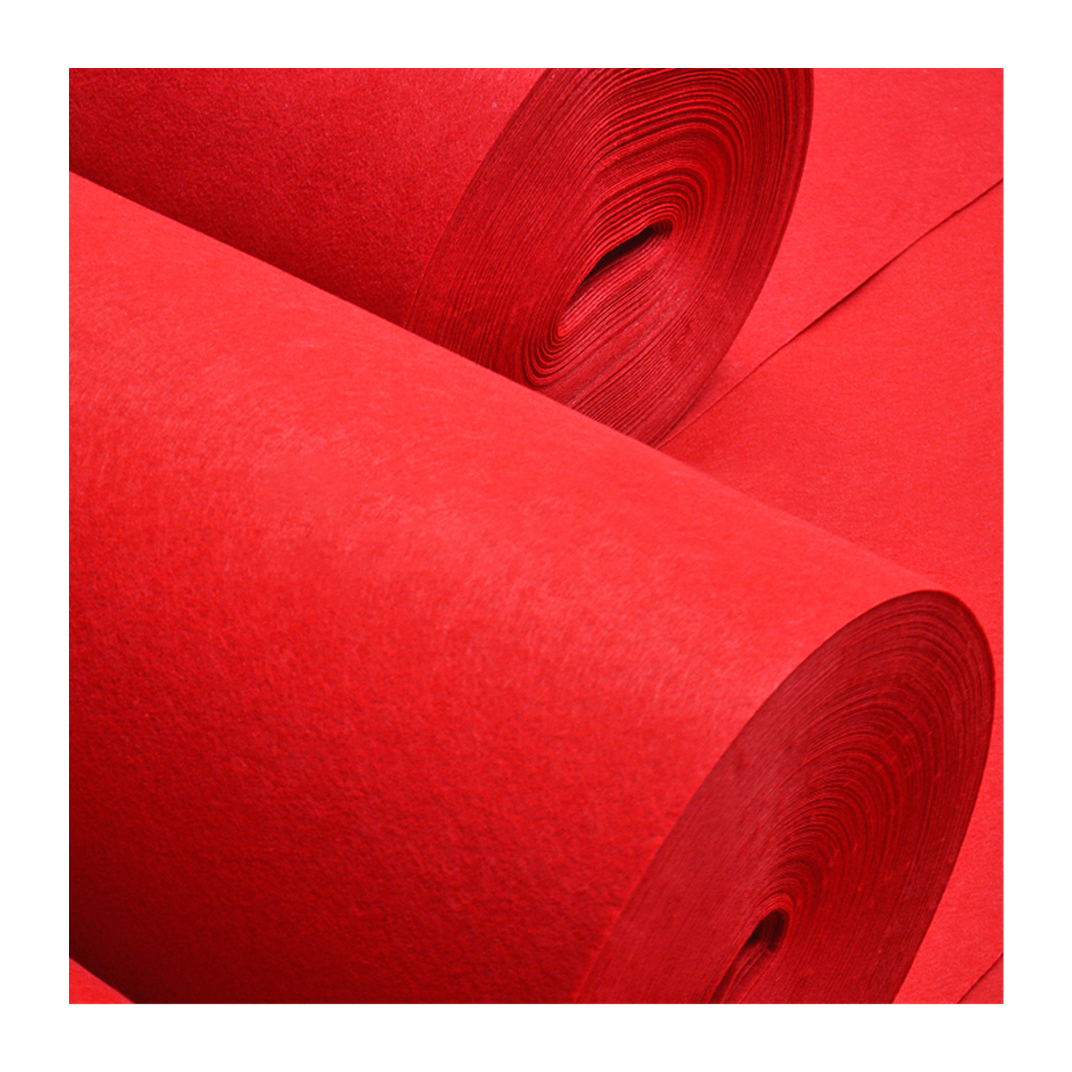 Plain Exhibition Carpet For Event,Runne,Stage,Expo,Outdoor Cheap Price Polyester Waterproof Red Exhibition Carpet