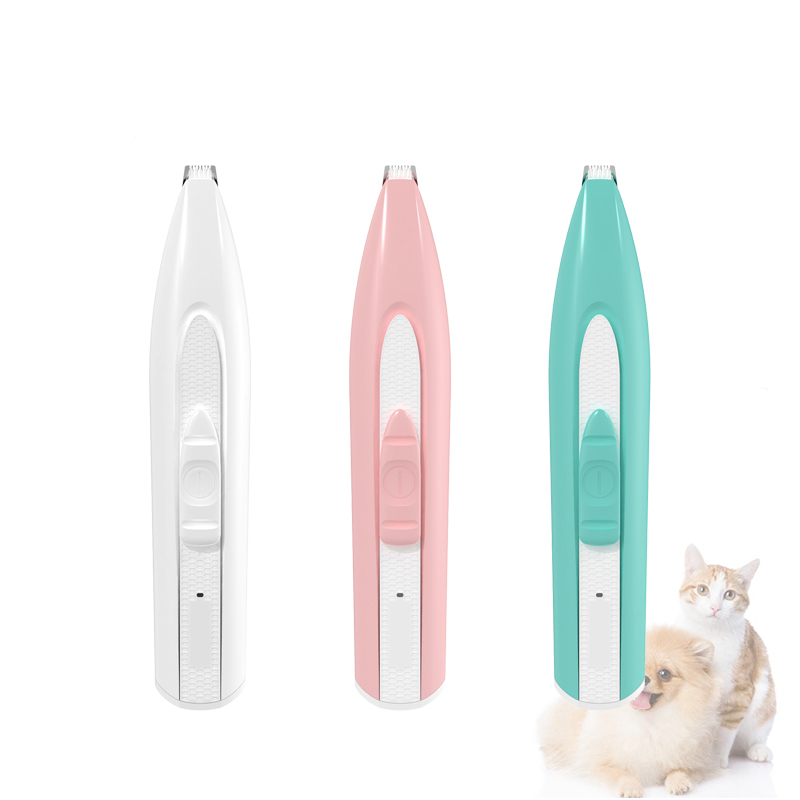 Electric Pet Clippers Low Noise Pet Grooming Kit Rechargeable Cordless Dog Trimmer for Grooming Around Paw, Eyes, Ears