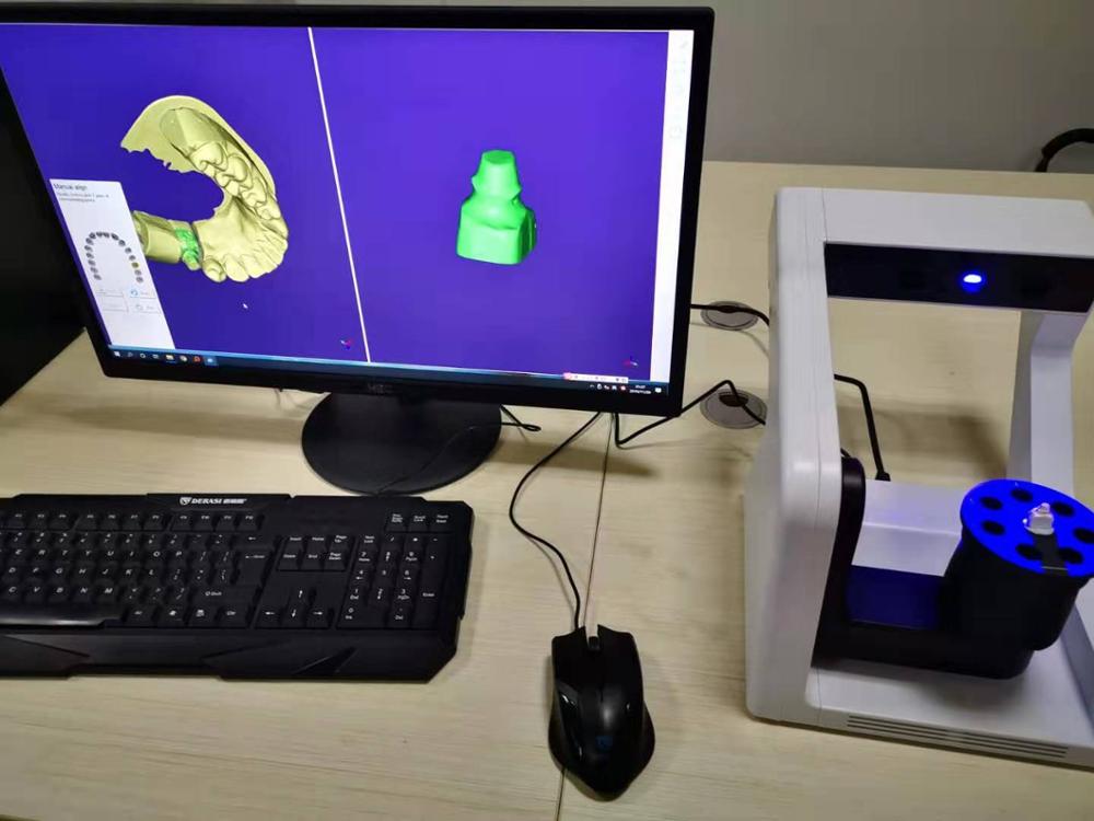 3D синий светильник CAD/CAM dental DS200 + сканер