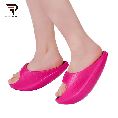 Women's Slimming Leg Correction Sports Shoes Sculpting Hip Thin Yoga Lightweight Massage Rocking Shockproof Slipper Gym Home