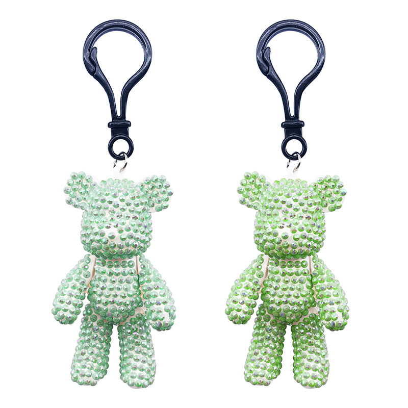 DIY Diamond Painting Key Chain Cute Bear Design As Gift For Kids And Adults.
