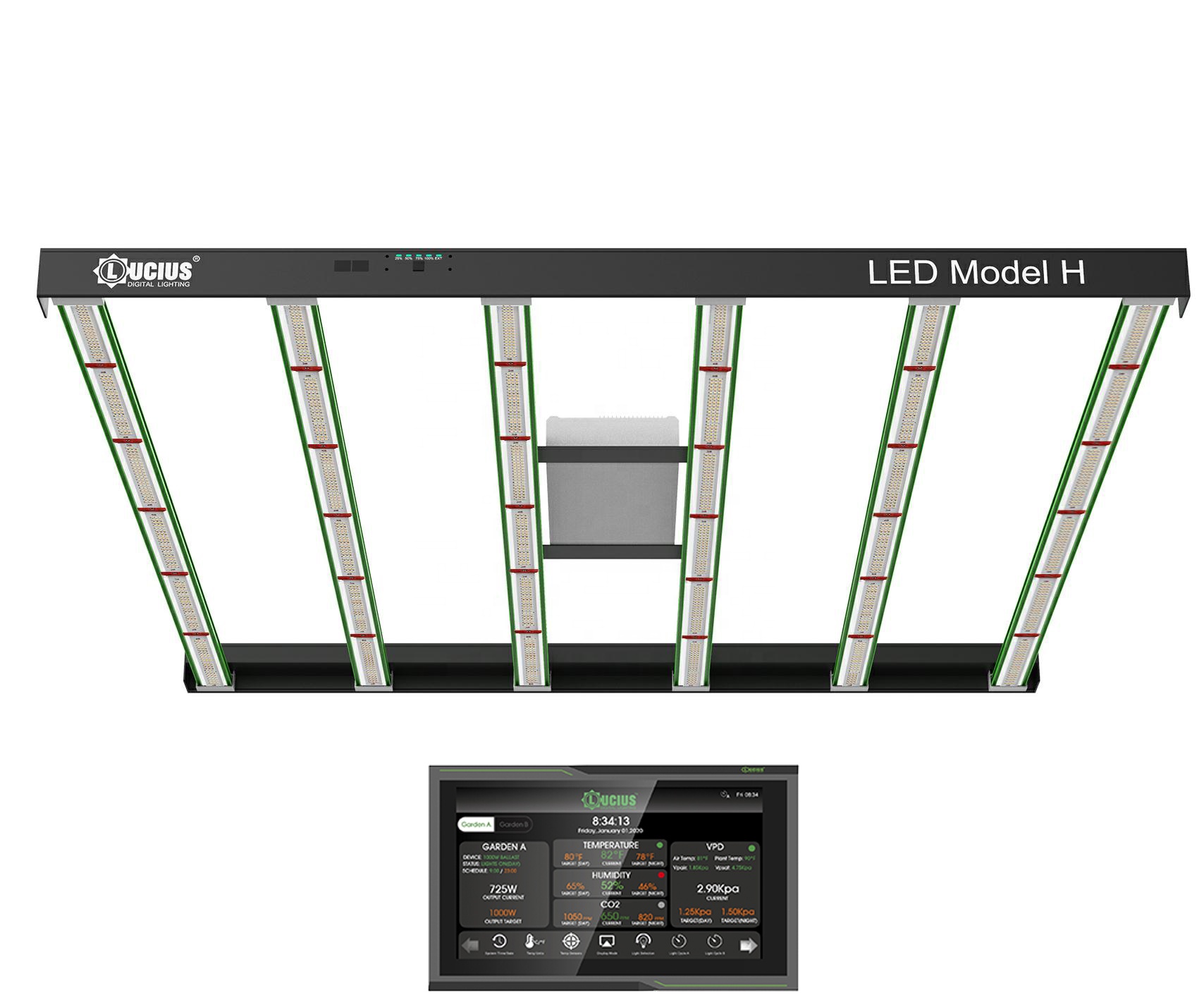 Samsung 301H диод с драйвером Meanwell 600W полный спектр LED Grow Light Bar