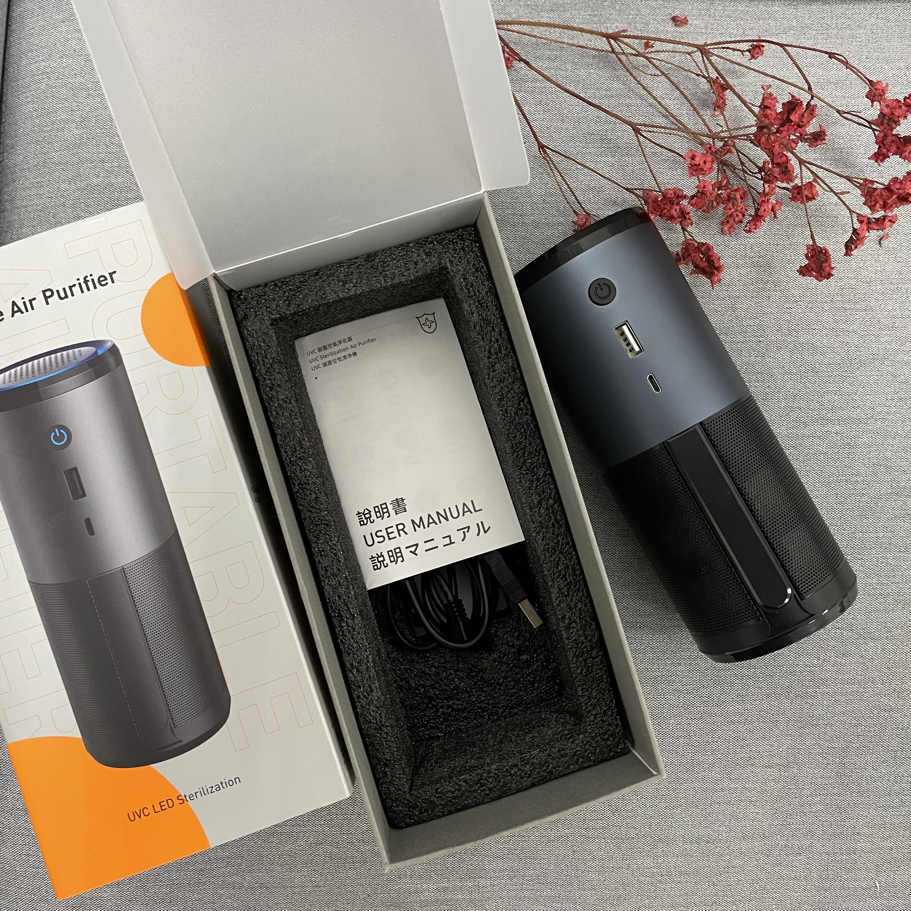 Airdog новые инновационные продукты портативный мини светодиодный автомобильный очиститель воздуха ионизатор