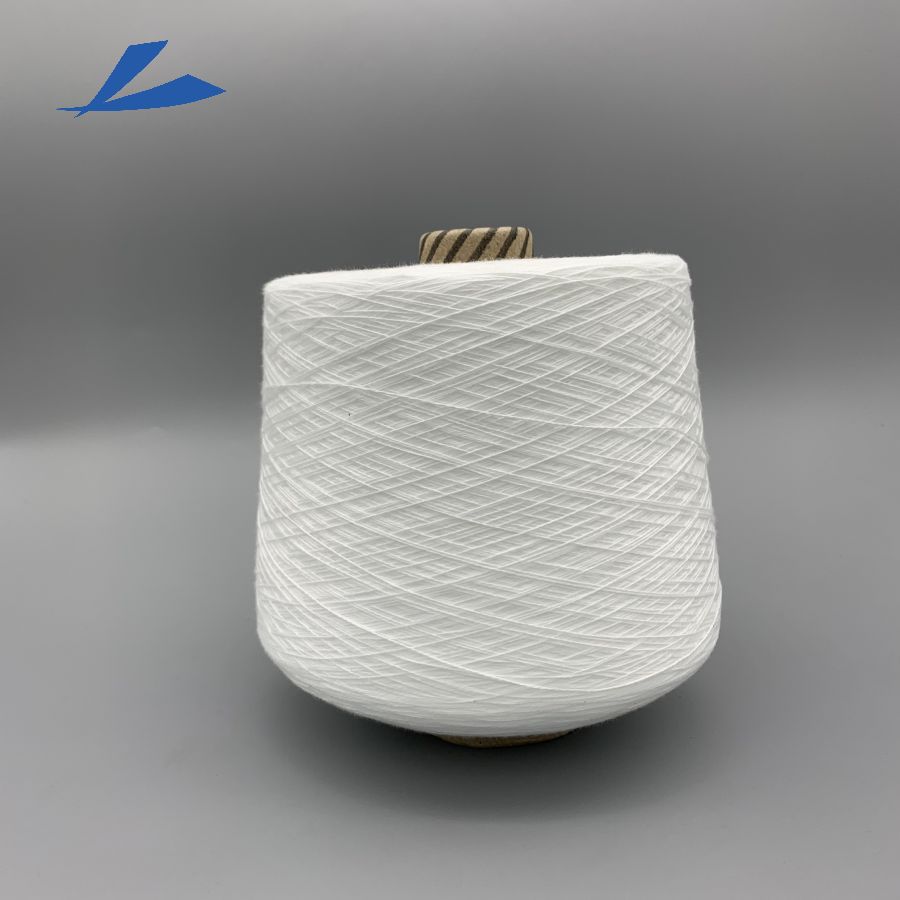 extremely soft 100% polyester cotton like spun style yarn made from filament