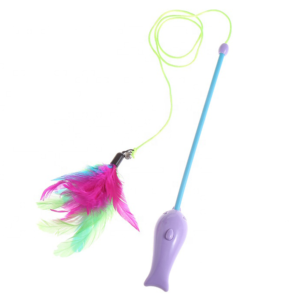 Wholesale Customized Interactive Laser Stick Teaser Cat Toy Indoor Cats Interactive Toy