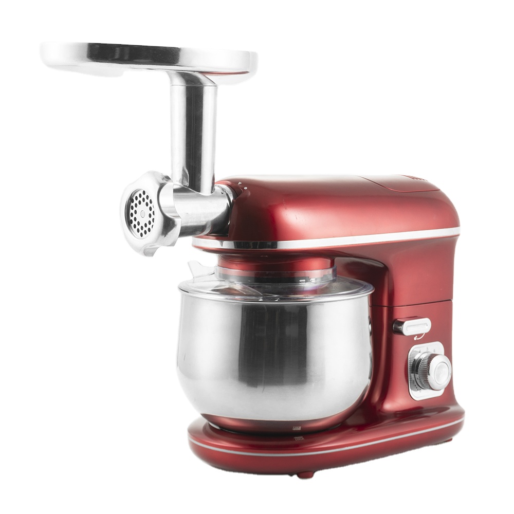 4 in 1 multifunction 1100W food mixer stand mixer 5L bowl with blender and meat grinder for option