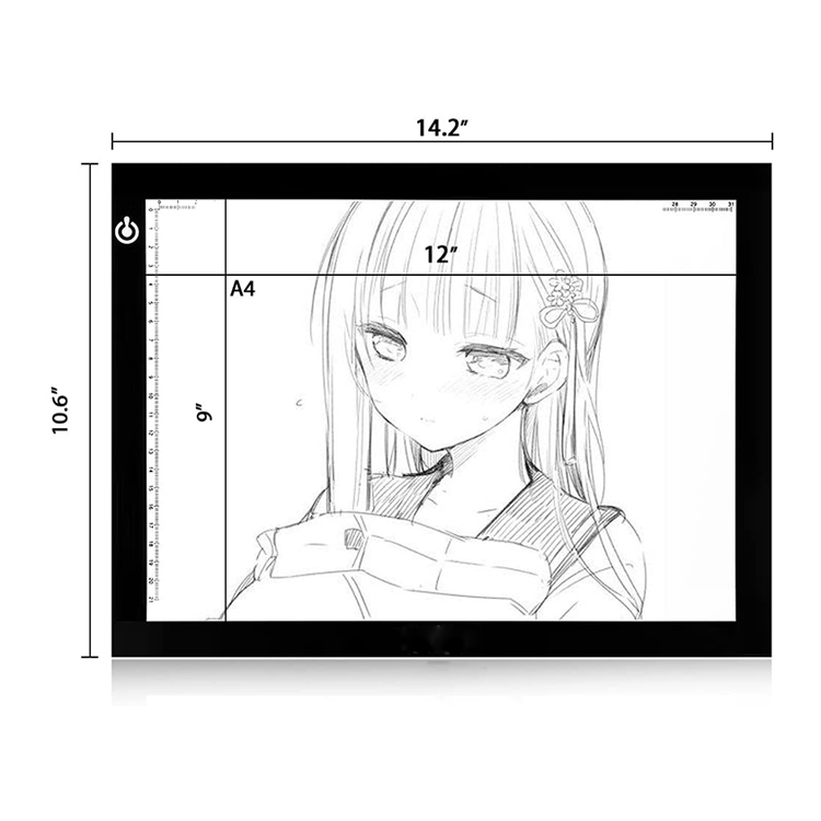 Ultra-thin Sketching drawing board tracing A4 led light pad