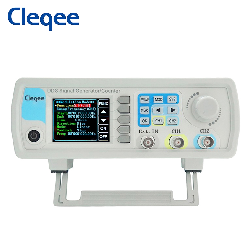 Cleqee-2 JDS6600-60M частотомер произвольное цифровое управление DDS генератор сигналов