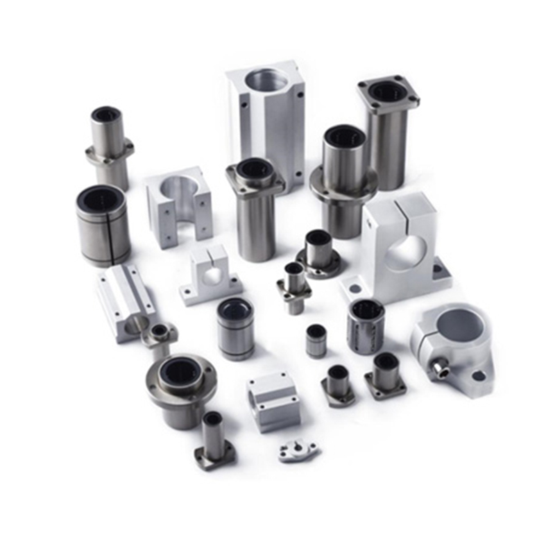 China Linear Bushing 8mm CNC Linear Motion Ball Bearing Flange Linear Sliding Bearing Graphite Bronze Bushing Shaft Support