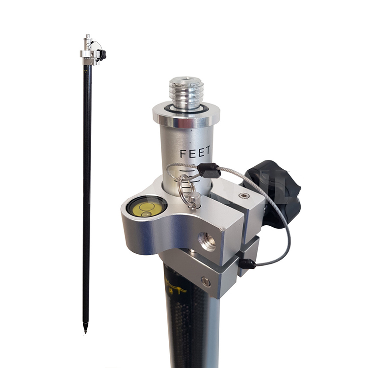 GPS Carbon Fibre Pole Prism GPS RTK Range Pole