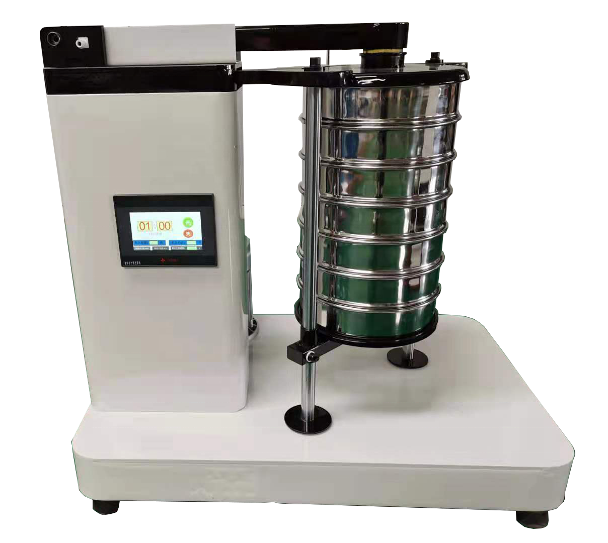 Powder Particles Analysis Slap Type Test Electronic Rotap Sieve Shaker With Touch Screen