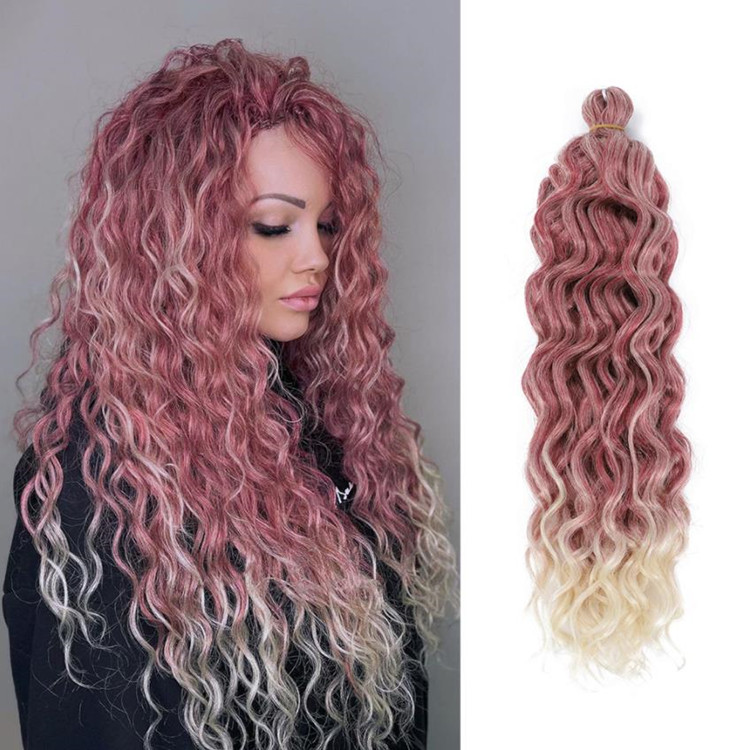 Water Wave Crochet Braids Hair Extensions Synthetic Hair afro curl loose wave ombre crochet hair