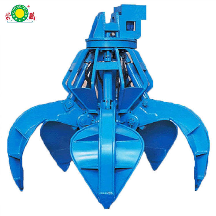 With Hydraulic Grab Lift Scrap Material EOT Electric Trolley Double Bridge Cranes