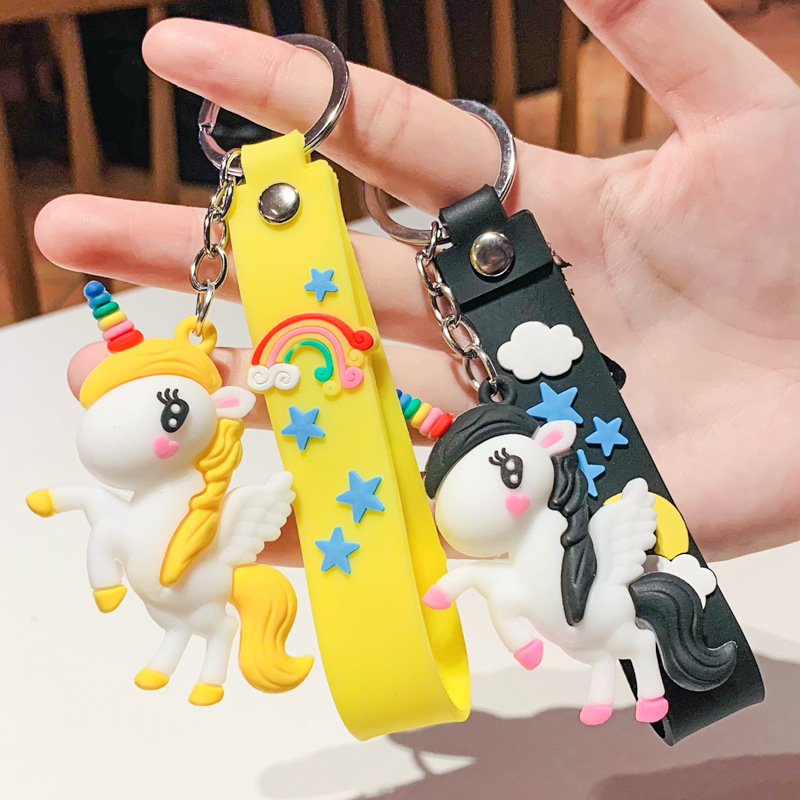 Wholesale Custom Good Quality Soft Rubber 3d Pvc Movie Cute Cartoons Keychain