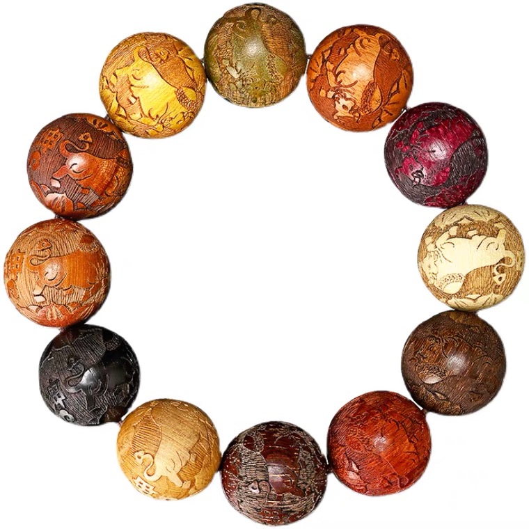 Black sandalwood pear Buddha bead hand string men and women