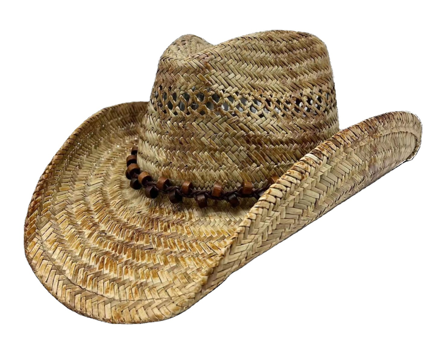 Summer Beach Travel Big Floppy Unisex Cowboy Hat Wholesale Paper Wide Brim Straw Hats