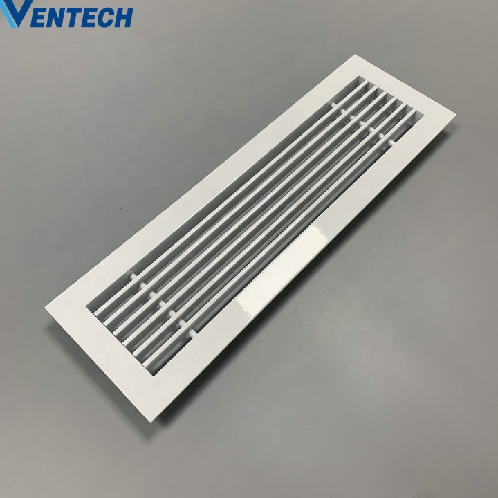Aluminum Sheet Profiles Linear Bar Air Deflectors For Ceiling Vents