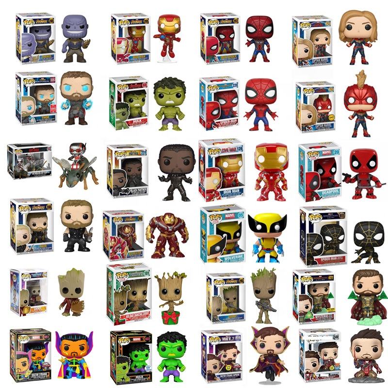 2023 оптом Funkoed все Супергерои Аниме фигурки с коробкой мультяшный персонаж фигурка кукла поп-игрушки