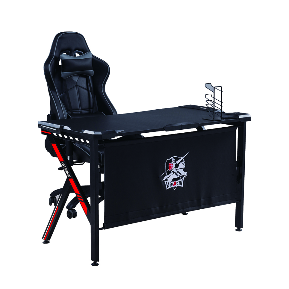 Компьютерный стол для киберспорта, игровой стол 2021 R2S, игровой компьютерный стол rgb