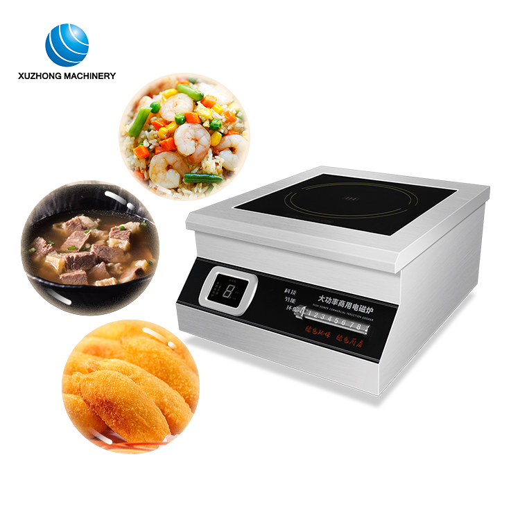 8KW High Quality Stainless Steel Large Power Commercial dc Induction Cooker / Cooktop