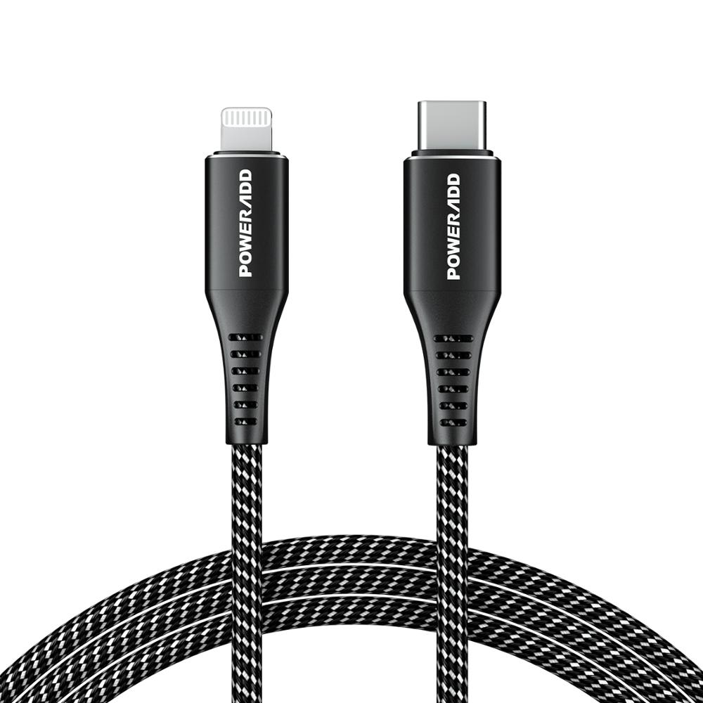 Poweradd 2020 Новое поступление usb-c lightning Кабель для быстрой зарядки и передачи данных