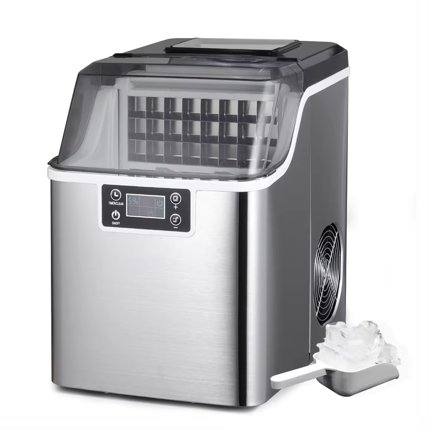 New Design Home Ice Maker Machine 35kg Commercial Automatic Smart Ice Making Machine Small Mini Portable Ice Cube Maker Machine