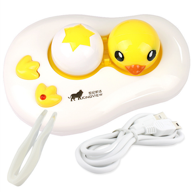 Customized Mini Electronic Cute Automatic Ultrasonic Contact Lens Cleaner Machine Contact Lens Case with Tweezers