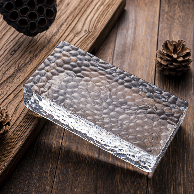 50*100*200MM Wholesale Transparent Hot Melt Glass Brick Customized Good Quality Glass Block Hollow Glass Blocks Bricks