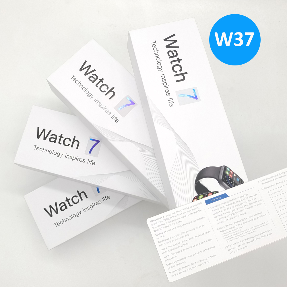 2021Hot selling Best sellers smart watch 2021 reloj inteligente watch 7 smartwatch io series 7 iwo w37 smartwatch