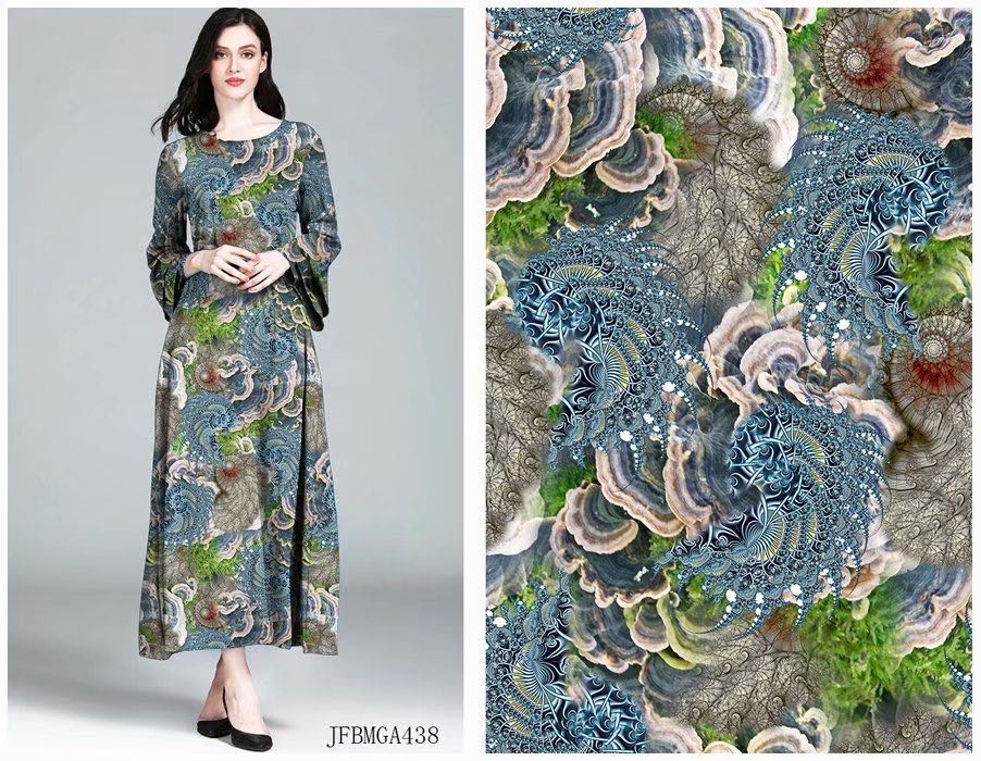 online shop digital printed spandex cotton poplin fabrics wholesale manufacturer