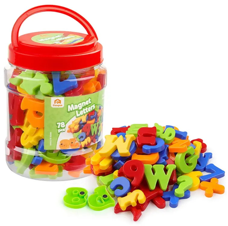 Безвредные детские развивающие игрушки, магнитные буквы и цифры