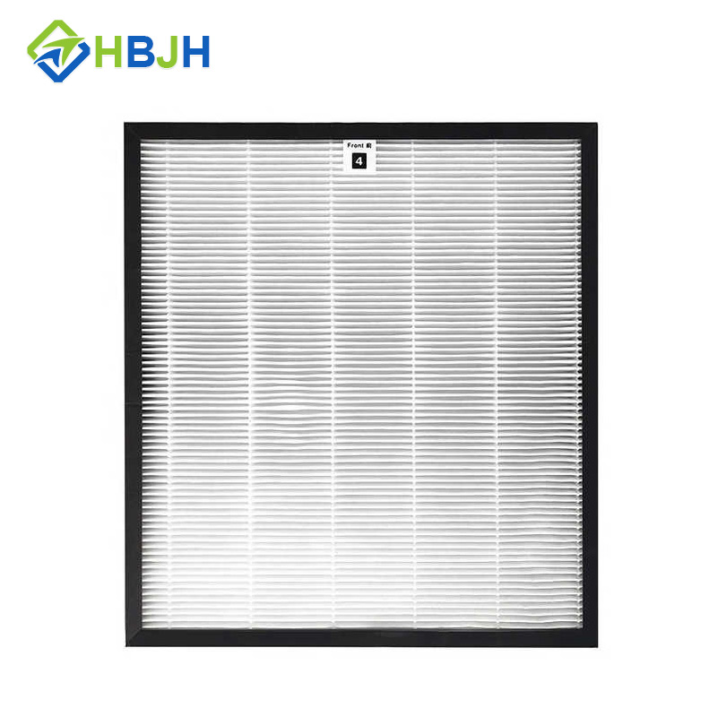 0.3 micron 99.99% square hepa filter H11 H12 H13 H14 PP cotton Polyester PTFE paper air purifier pleat Hepa Air Filter