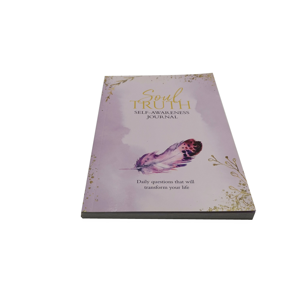 top quality perfect binding full color cheap leaflet softbook