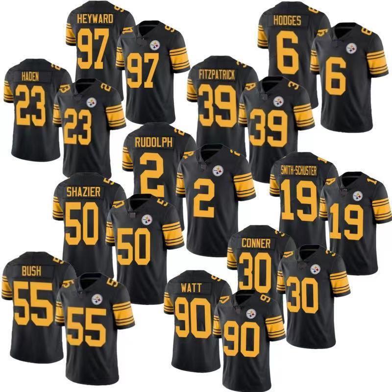 Pittsburgh American star jersey #90 Watt #19 Hodges #2 Rudolph jersey