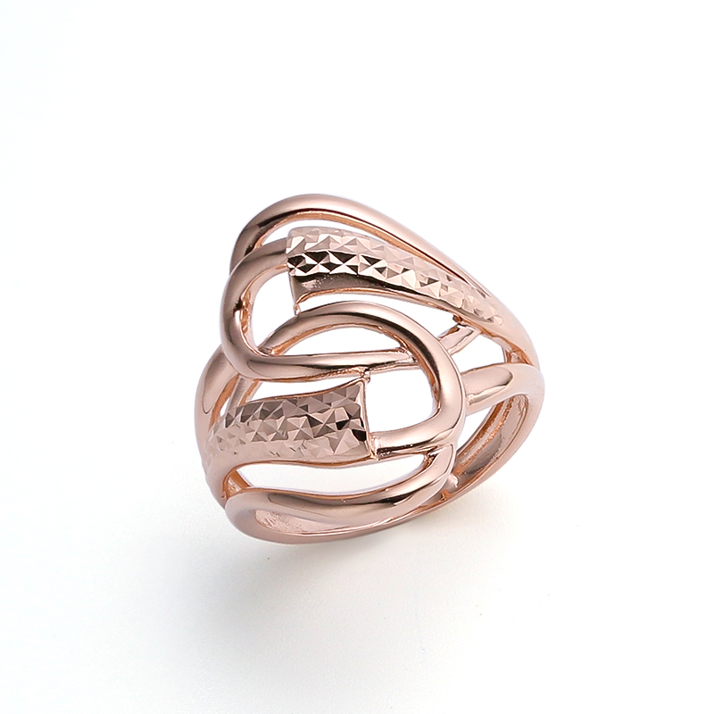 xinlongten 925 Silver Rose Gold Plating Ring for girls